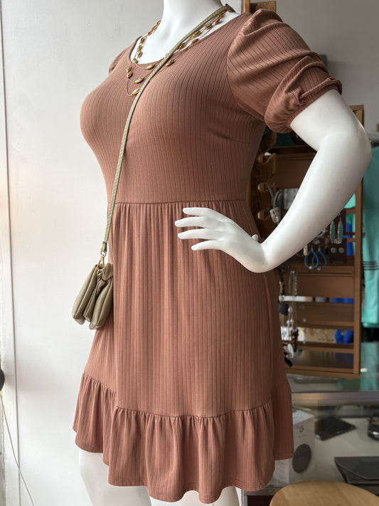 New brown brand name Gilli dress size Large